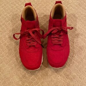 Red Suede Nike Shoes
